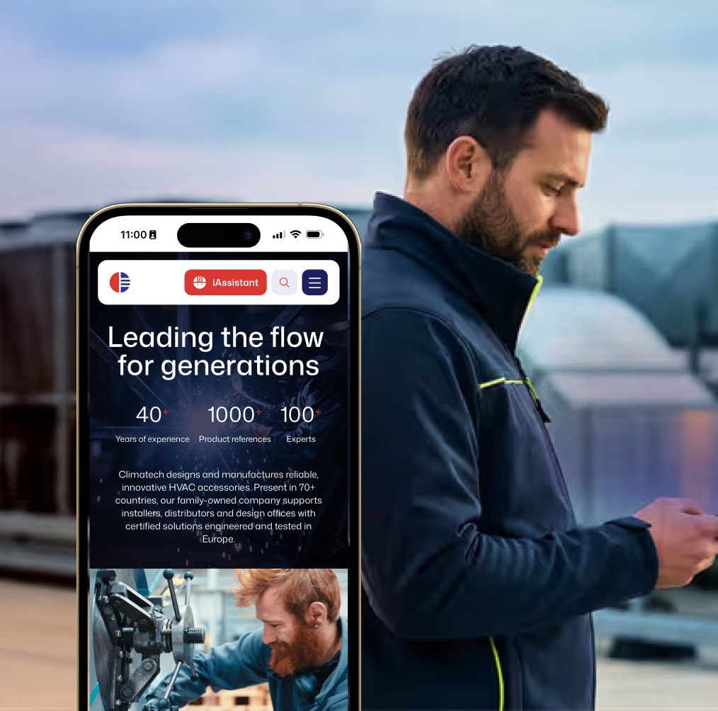 Climatech, capture d'écran produit