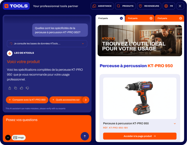 Kodyo System demo — KTools conversational interface